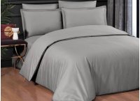 Постельное белье сатин Premium La Romano - Lucca Ash (Turkey), евро